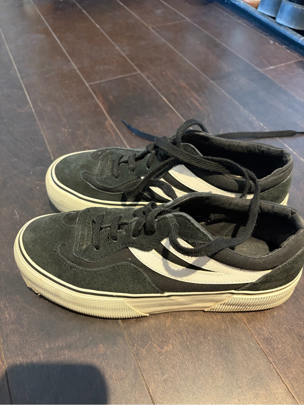 Superga Black and White Low-Top Sneakers